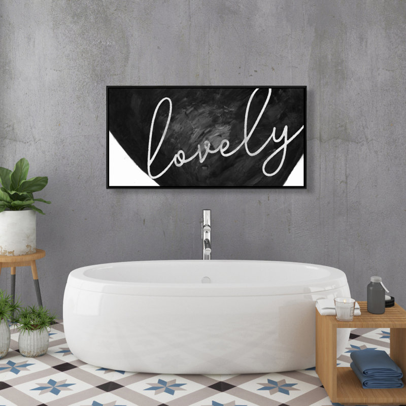 Lovely - 24"x48" Framed canvas