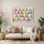 Desserts, art mural en métal beige Mochi-280294305