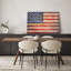 « american rêve », impression sur bois