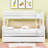 Keyonah Twin Over Full Wood Bunk Bed With Trundle, Convertible Ladder And Guardrail-1024792924