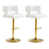 White Seat/Gold Frame