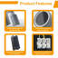 Grey 16.5cm H Outdoor Sconce