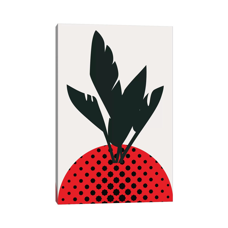 Merry Strawberry 1 Piece Wrapped Canvas Wall Art, 152.5 cm H x 101.5 cm W