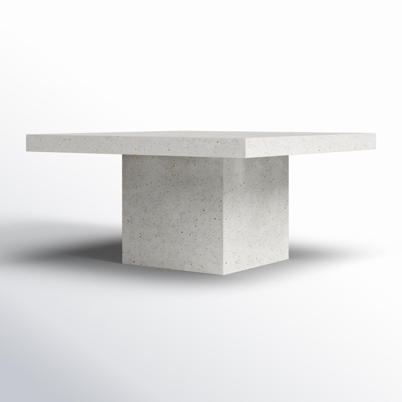 Table de salle à manger Kareen, Terrazzo ivoire, Table de salle à manger (hauteur de 30 po)