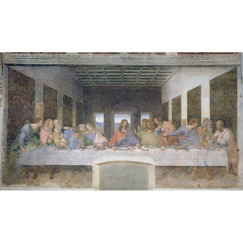 Adhésif décoratif Da Vinci The Last Supper (15ème), H 27 po x l 48 po