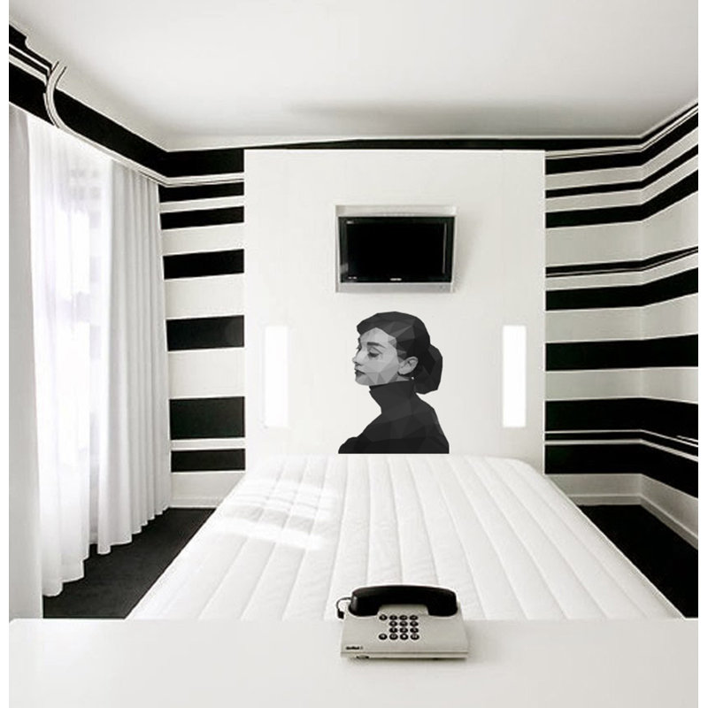 Adhésif décoratif légendaire Polygonal, H 20 po x l 22 po