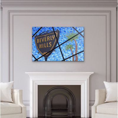 Beverly Hills Painting by Eddie Bruckner