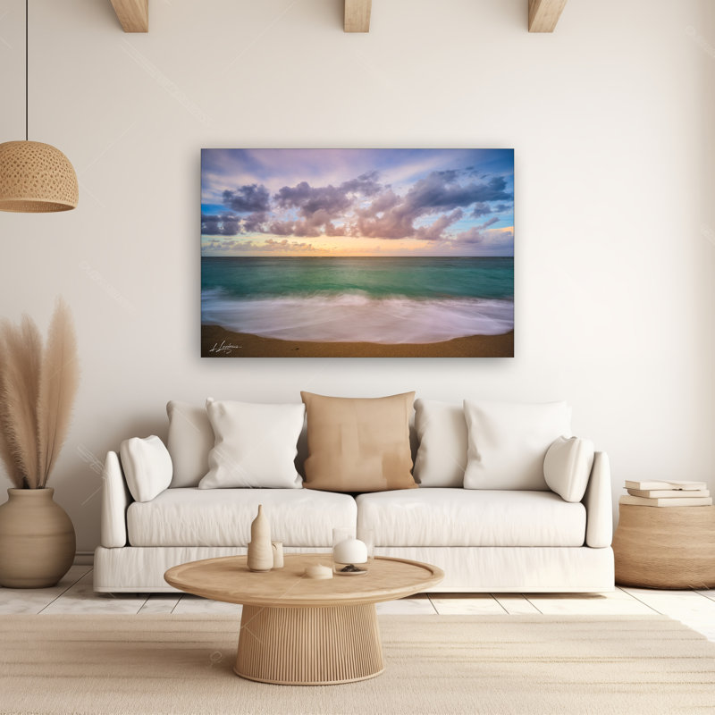 "Coastal Dreams" par Lawrence Leyderman - Art mural acrylique 40 "x 60", H 40 po x l 60 po