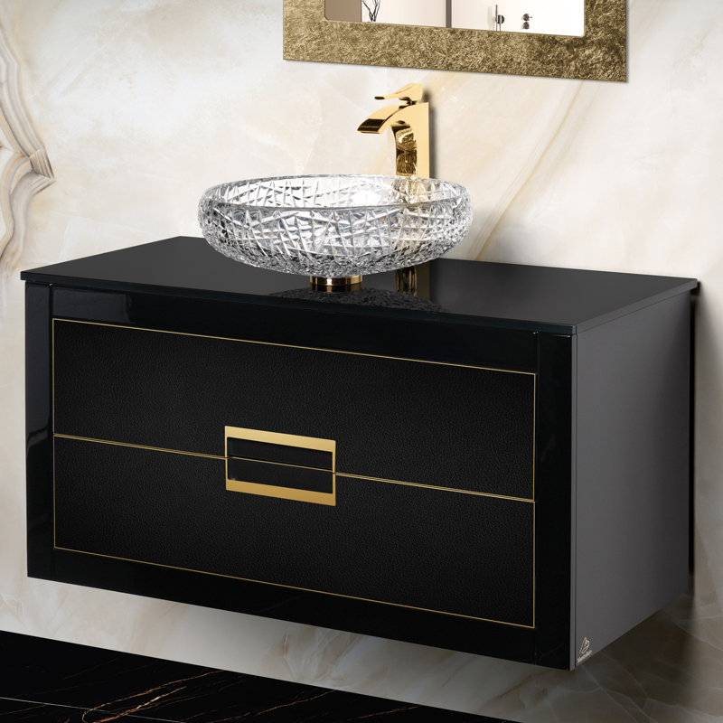 40'' W Single Vanity, Black