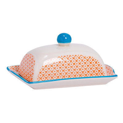 Nicola Spring Porcelain Butter Dish