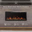 Modern Ember Aerus Smart Linear Electric Fireplace - Recessed In-Wall And Wall-Mount, Multiple Flame Colors, Works With Alexa And Google Assistant-1396744978