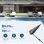 Demi-parasol de patio extérieur de 9 pi avec lumières à DEL et manivelle lisse-1115108692
