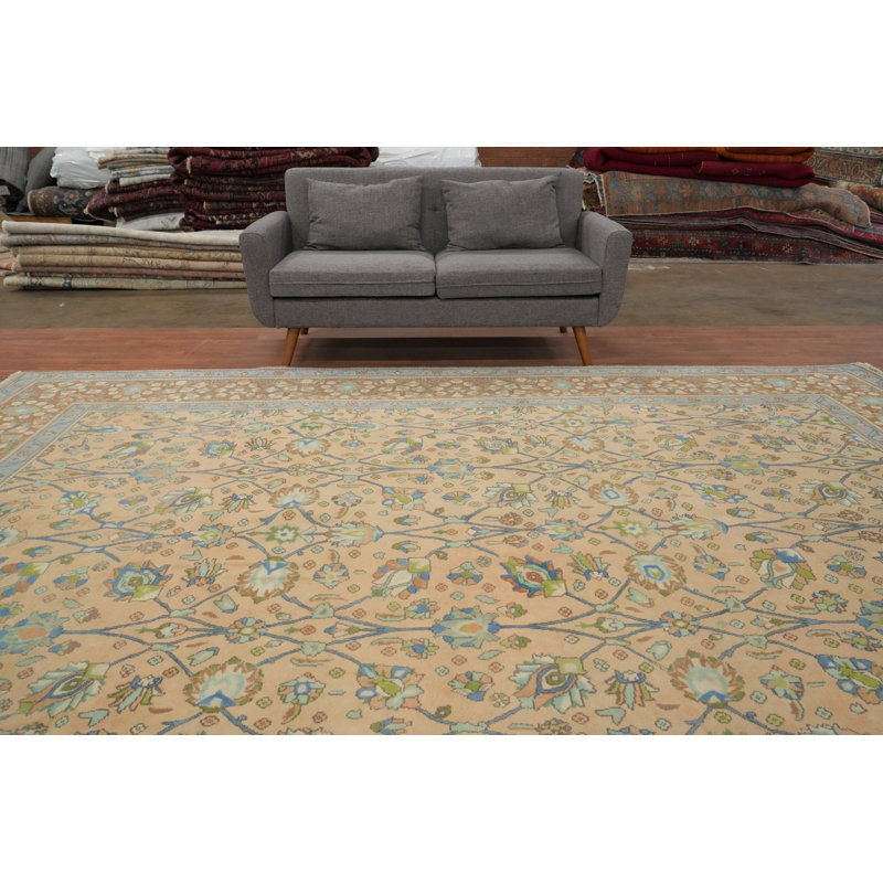 Tapis traditionnel fait à la main 10 x 13