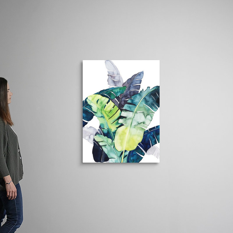 Art mural sur toile Twilight Palms II, Toile tendue, H 40 po x l 30 po