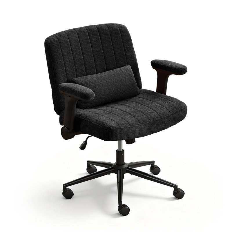 Inbox Zero Criss Cross Chair, Black