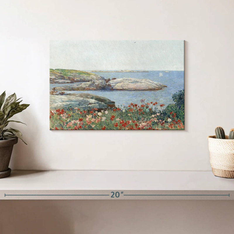 Alvord Poppies Isles Of Shoals, H 8 po x l 12 po