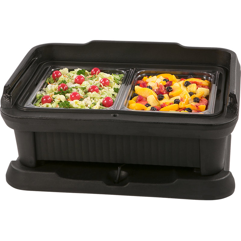 Cateraide ™ 12 pte Boîte de transport en plastique noire