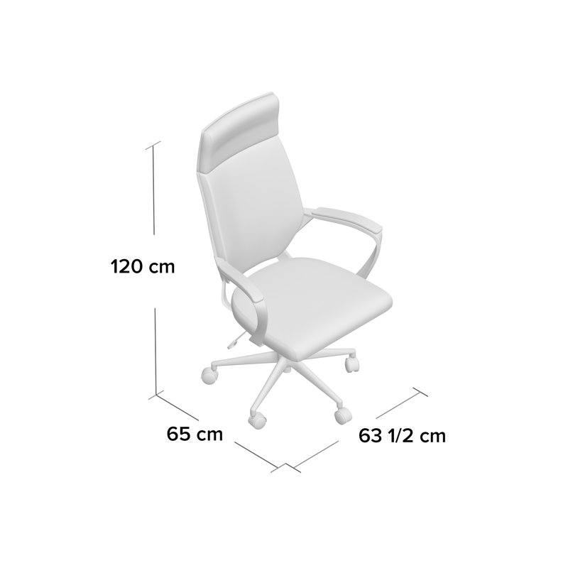 Manzano Office Chair, White