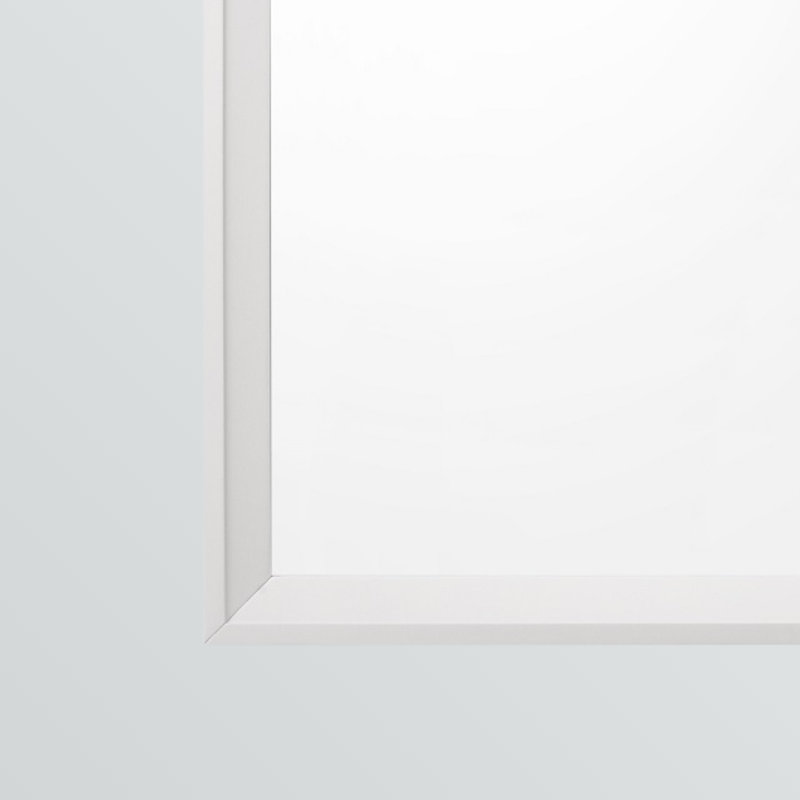 Peer Mirror With White Finish