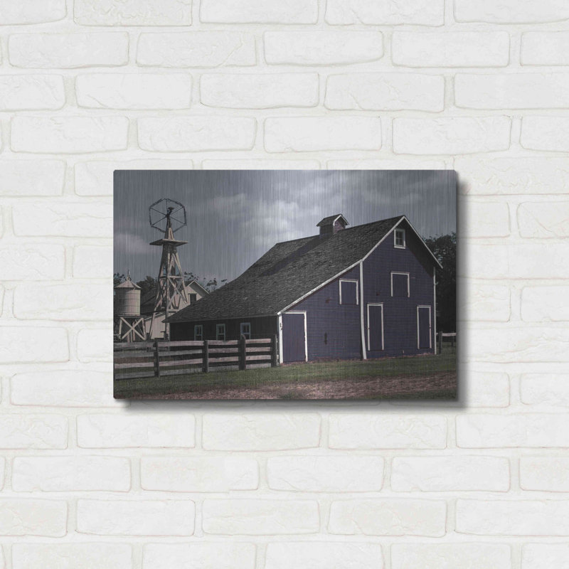 «Blue Barn» par Cindy Jacobs, H 16 po x l 24 po