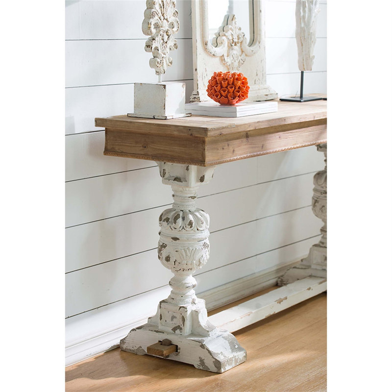 Charmante table de buffet de style rétro idéale pour la salle à manger et la décoration intérieure, alliant durabilité et élégance rustique