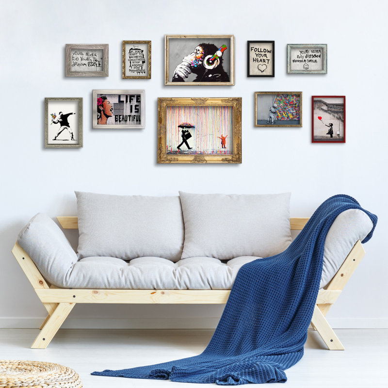 Raccolta Banksy 1 - 10 Piece No Frame Print Set