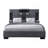 YARIS DARK GREY QUEEN BED