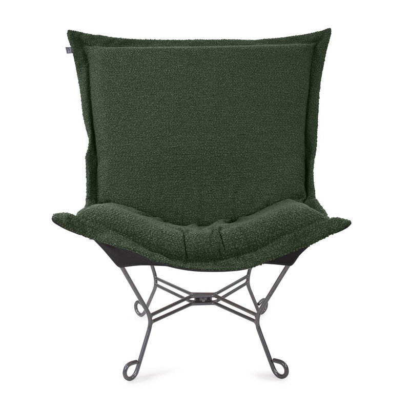 Fauteuil Scroll Puff Titanium - Barbet Forest, Forêt