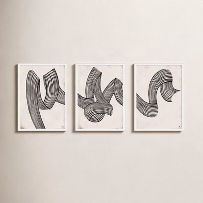 Menton "Linework" 3-Piece Print Set