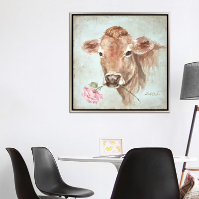 « Cow with Rose », reproduction