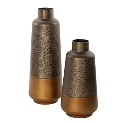 Metal Floor Vase