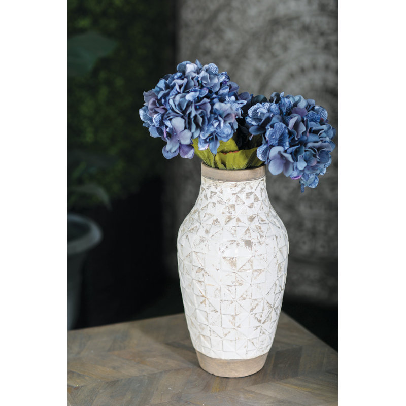 Ayeshah Ceramic Decorative Vase, 16.25" H x 8.4" W x 8.35" D