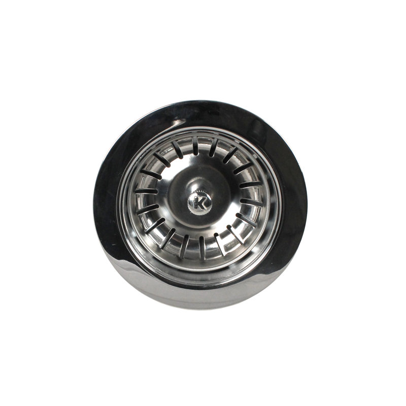 Crépine 3,5 ", Chrome poli