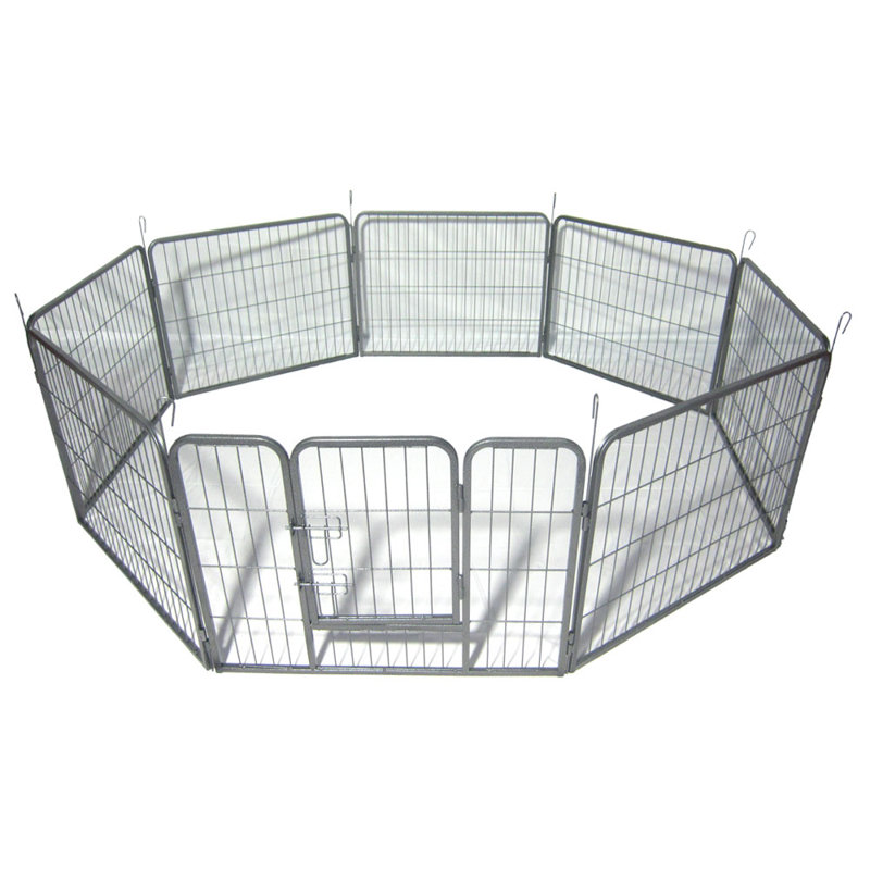 Metal Exercise Pen with Pet Door, 40" H
