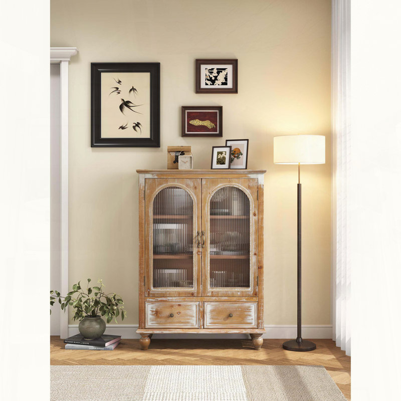 Garde-manger antique brun et blanc, Antique Brown/White