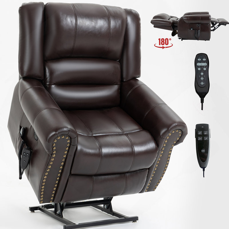 Fauteuil inclinable Power Massage, Brun