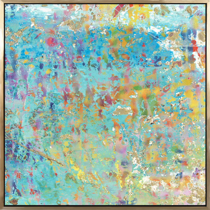 5 Below Precipice Painting, 36" H x 36" W