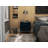 Rockefeller 20" Mid-Century Modern 2-Drawer Nightstand in Midnight Blue-1020609015