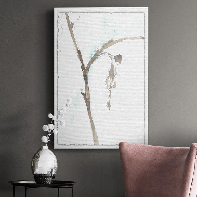 Peinture sur toile tendue, L 12 po x H 18 po x P 1 po