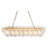 Bloom - Linear Chandelier - Brass - 18-Light