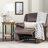 Arland Contemprary Faux Leather Pillow Back Recliner-1870347336