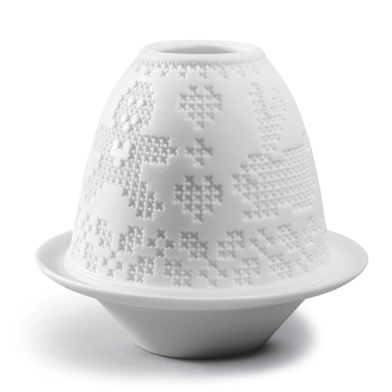 Cross-Stitch Lithophane 3.54" Novelty Light