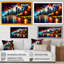 «Colorful City in Vancouver II», reproduction sur toile-86580378-86580382
