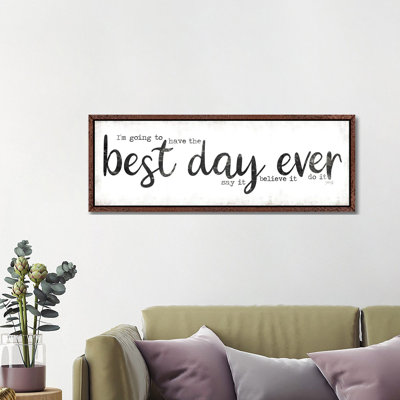 Best Day Ever by Marla Rae - Panoramic Print on Canvas
