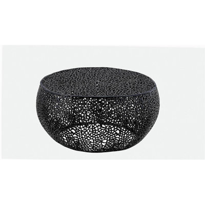 Black Round Coffee Table