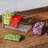 Extra Large Taco Bar Serving Set For Party With 3 Containers(50 Oz), Mimosa Bar Accessories With Separate Lids, Chilled Condiment Caddy Organizer For Salad Bar Buffet Station, Party Supplies