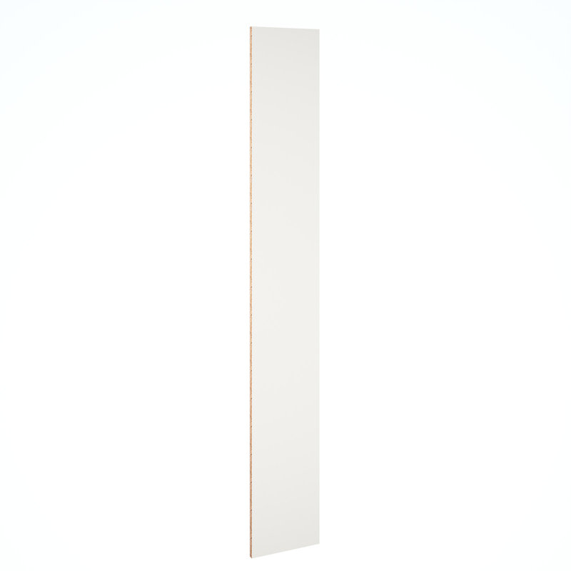 Haut panneau d'extrémité de l 11,25 po x H 84 po, Blanc