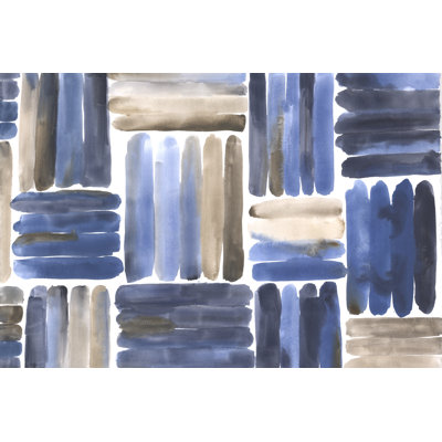 Cool Natural Tiles - Wrapped Canvas Painting