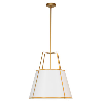 Luminaire suspendu 3 lumières trapézoïdale