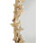 Maribel Gold Metal Oval 3D Butterfly Wall Mirror 19" x 5" x 33"